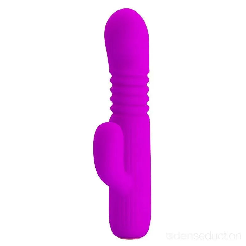 Petite dual thruster Thrusting rabbit vibrator - EdenSeduce